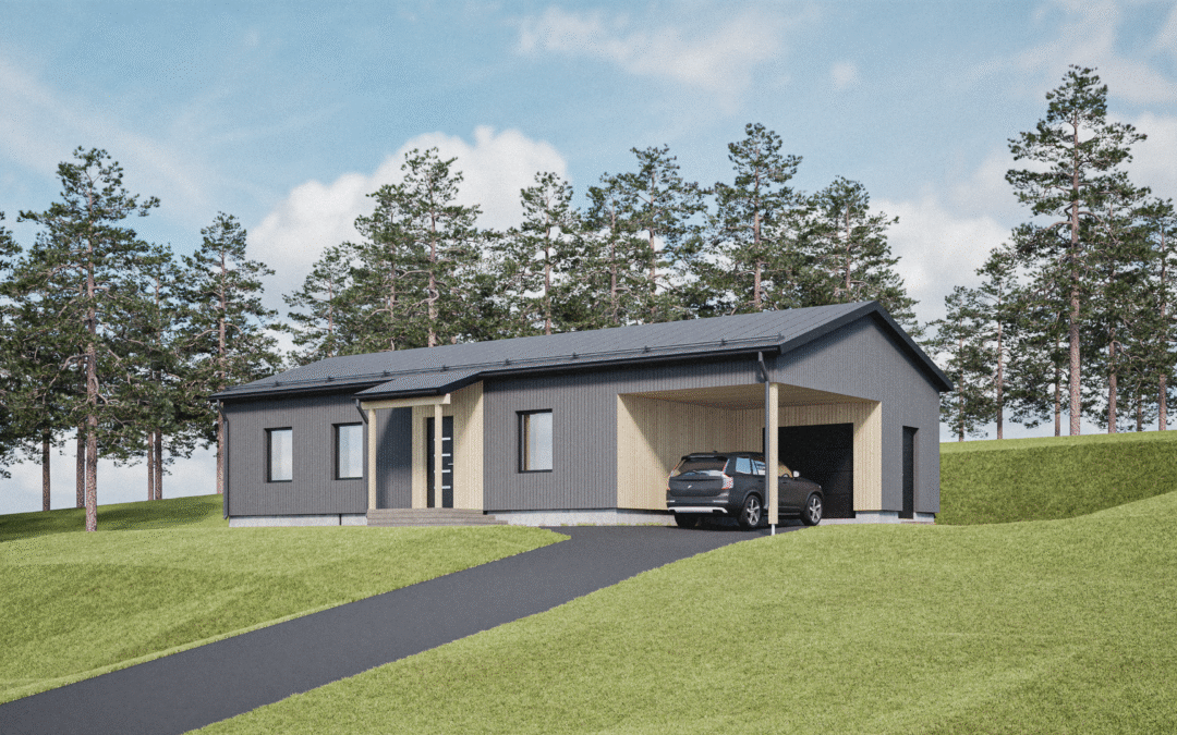 Omakotitalo, 125 m², Tikkakoski